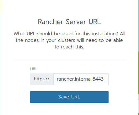 rancher server url